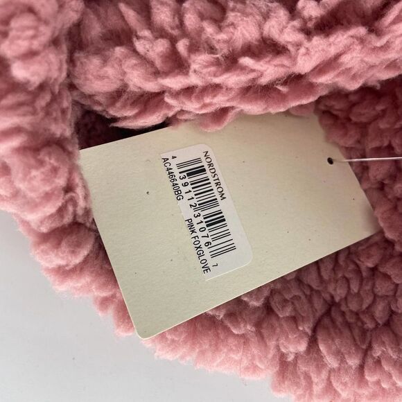 Tucker and Tate Pink Foxglove Sherpa Beanie Winter Hat New - Picture 2 of 4